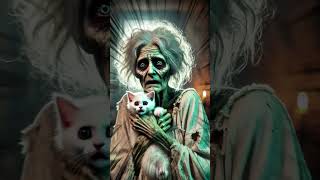 OMG Zombie Granny Breaks Into a Kittens House 😱🧟 cat rescueanimals zombie [upl. by Alben]