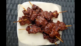 Teriyaki Sesame Beef Skewers [upl. by Annaert]