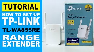 How to Setup TPLINK TLWA855RE Range Extender [upl. by Sonitnatsok]