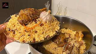 Afghanistan Lamb Shanks Kabuli Pulao [upl. by Ahab892]