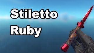 Stiletto Ruby  CSGO Skin Showcase [upl. by Elcin]