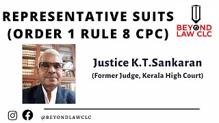 Representative Suits Order 1 Rule 8 CPC by Justice KTSankaran [upl. by Pavlish853]