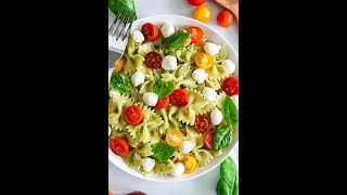 Pesto Pasta Salad Recipe [upl. by Entruoc]