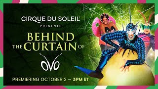 BEHIND THE CURTAIN OF OVO  Cirque du Soleil [upl. by Ahsap]