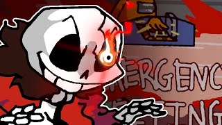 HARDTALE SANS VS AMONG US  ANIMATION [upl. by Oigimer]