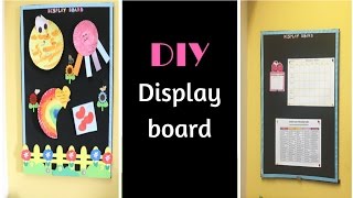 DIY Display Board  Easy Way Of Making Pinboard At Home [upl. by Tella]