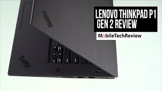 Lenovo ThinkPad P1 Gen 2 Review [upl. by Ireva]