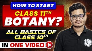 Class 10th BASICS BOTANY in 1 Video  MahaMarathon Session  Arjuna NEET Class 11 Batch [upl. by Aniuqaoj406]