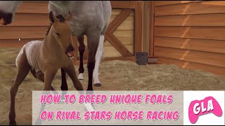 Rival Stars Horse Racing  How to breed unique foals [upl. by Iaoh]