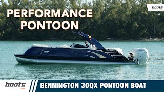 Bennington 30QX Pontoon Boat Review [upl. by Aihsat40]