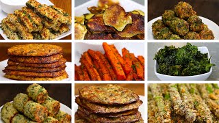 10 Easy LowCarb Veggie Snacks [upl. by Alicirp]