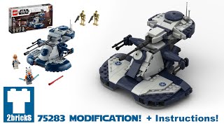 2bricks LEGO AAT set 75283 modification WAY more accurate [upl. by Burra32]