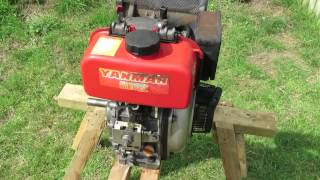 Yanmar L40A Start Up And Run [upl. by Htinek632]