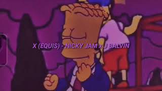 Nicky Jam x J Balvin  X EQUIS slowed  reverb [upl. by Rudie437]