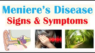 Meniere’s Disease Signs amp Symptoms amp Why They Occur [upl. by Zizaludba906]