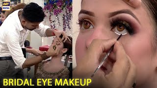 The Perfect Bridal Eye Makeup Tutorial  Kashif Aslam [upl. by Loux]