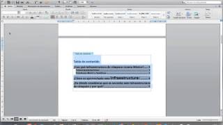 Tutorial Tablas de contenido y referencias bibliográficas Word 2011 [upl. by Ludovika982]