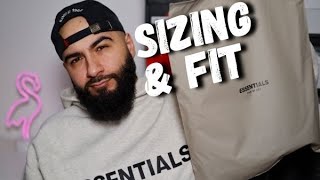 FEAR OF GOD ESSENTIALS HOODIE  Sizing amp Fit  How To Style [upl. by Adnim]