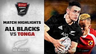 HIGHLIGHTS All Blacks v Tonga Steinlager Series 2021 [upl. by Drexler]