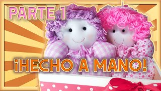 ✂ Como hacer MUÑECAS DE TRAPO paso a paso en ESPAÑOL  PARTE 1  muñeca de tela muñeca de trapo [upl. by Cheshire]