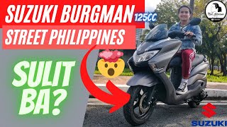 Suzuki Burgman Street 125 Philippines Review by Ned Adriano [upl. by Ittocs]