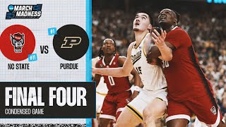 Purdue vs NC State  Final Four NCAA tournament extended highlights [upl. by Anisah351]