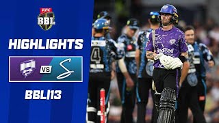 Hobart Hurricanes v Adelaide Strikers  BBL13 [upl. by Meier]