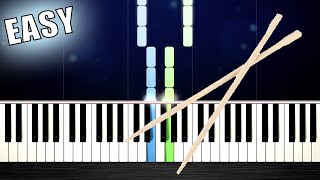 CHOPSTICKS  EASY Piano Tutorial by PlutaX [upl. by Ojillib]