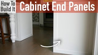 DIY Kitchen Cabinet End Panels [upl. by Monty568]