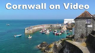 Cornwall on Video  Coverack Porthleven Kynance Cove Gunwalloe Lizard Point Cadgwith Cove [upl. by Mccowyn]