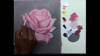 Como Pintar una Rosa [upl. by Neelrak]