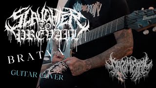 SLAUGHTER TO PREVAIL BRATVA  GUITAR COVER [upl. by Syd]