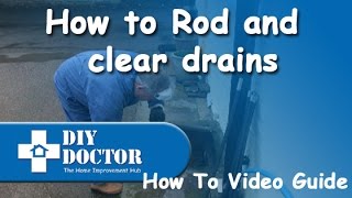 Rodding and clearing blocked drains [upl. by Cusack]