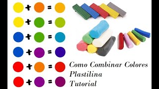 Como combinar colores con plastilina [upl. by Atteynod435]