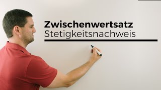 Zwischenwertsatz Stetigkeitsnachweis Mathe by Daniel Jung [upl. by Maidie412]