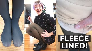 Fleece Lined Tights WHAT [upl. by Joletta]