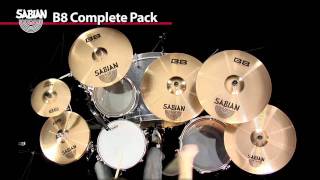 Sabian B8 Complete Pack Cymbal Demo [upl. by Elvira]