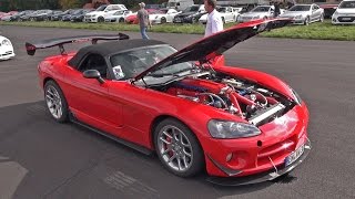 1256HP Twin Turbo Dodge Viper SRT10  Revs amp Acceleration [upl. by Thaddus]