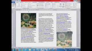TUTORIAL  Como hacer un tríptico en Word 2010 [upl. by Beitch]