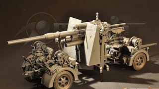 Merit German Flak 36 88mm Anti Aircraft  AntiTank Artillery Gun Unboxing [upl. by Peale]