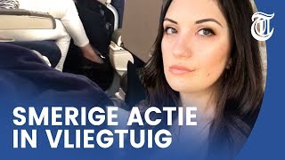 Meisje betrapt viespeuk in vliegtuig [upl. by Hairam]