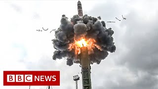 Whats the risk of nuclear war from the RussiaUkraine conflict  BBC News [upl. by Kaufmann762]