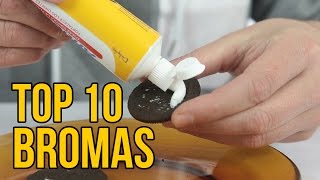 TOP 10 BROMAS 2016  Bromas para hacer a tus amigos Recopilación [upl. by Nhaj]