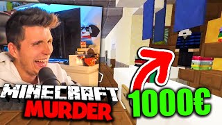 Er gibt mir 1000€ wenn ich ihn finde ✪ Minecraft Murder [upl. by Peggy449]