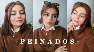 PEINADOS AESTHETIC pelo corto ☻  Anns [upl. by Theresa]