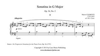 Clementi  Sonatina Op 36 No 2 23 [upl. by Geffner]