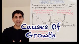 Y1 17 Causes of Economic Growth Short Run and Long Run [upl. by Nidnerb]