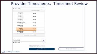 Approving Timesheets [upl. by Veno]