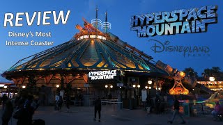 Hyperspace Mountain Review Disneyland Paris  Disneys Most Intense Coaster [upl. by Drawe458]