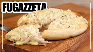 🍕PIZZA FUGAZZETA  Pizza Argentina RELLENA Paso a paso SIN SECRETOS [upl. by Onimod]